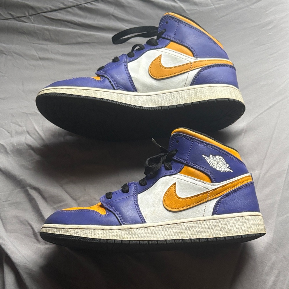 Jordan Kids Sneakers Purple Orange White